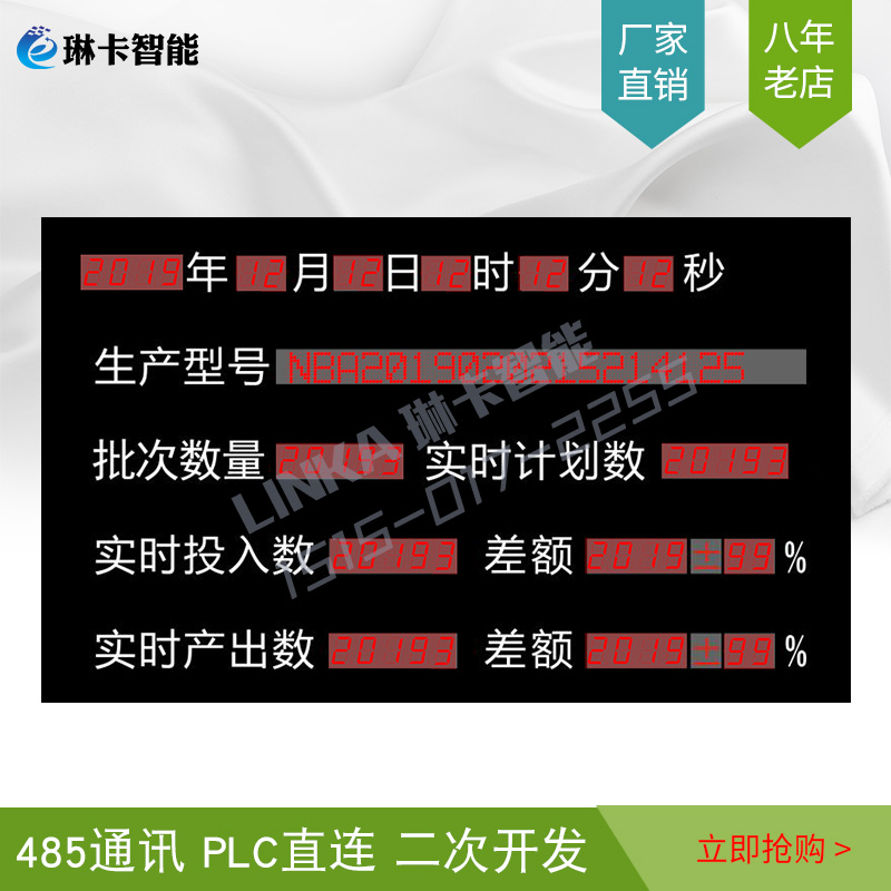 生产线投入产出电子看板